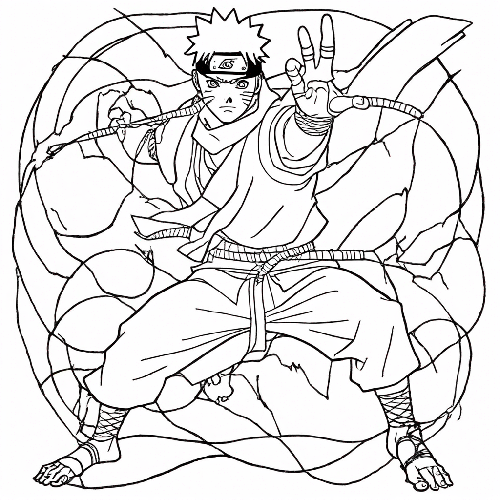 naruto coloring pages